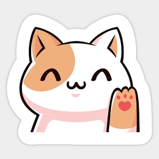 Funny cat Sticker